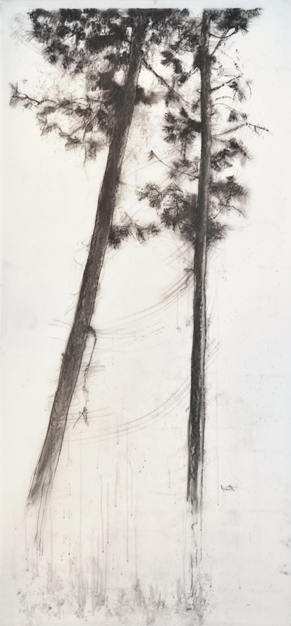 Artist: Jane Everett Painting: Two Pines II