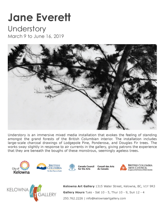 Artist: Jane Everett | Understory at Kelowna Art Gallery March 9 to June 16, 2019