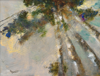 Artist: Jane Everett Painting: Silverbirch I