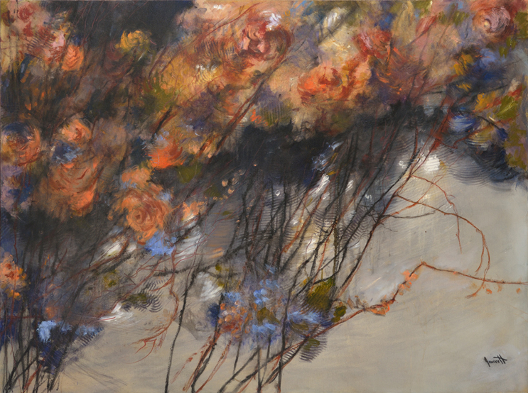 Artist: Jane Everett Painting: Tangle II