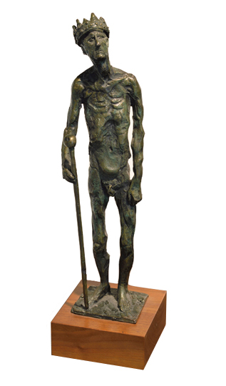 Artist: Joe Rosenthal Bronze Sculpture: Emperor's New Clothes