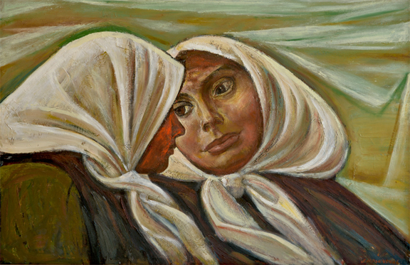 Artist: Joe Rosenthal Painting: Market Women 