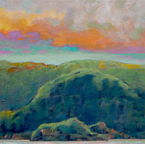 Artist: John Doyle Painting: Abandoned Rail Line