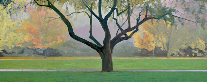 Artist: John Doyle Painting: Picnic Tree, 2017 