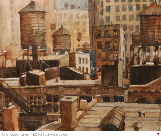 Artist: Rachel Berman Painting: What colour lament