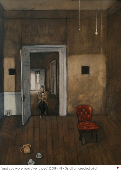Artist: Rachel Berman Painting: and you wore your silver shoes