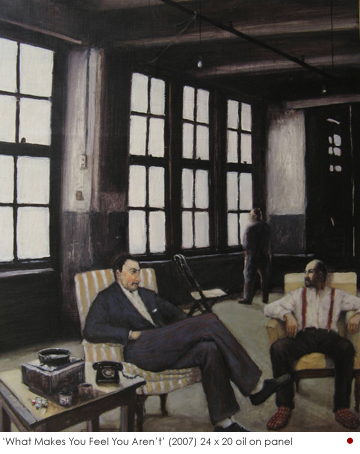 Artist: Rachel Berman Painting: What Makes you Feel you aren't