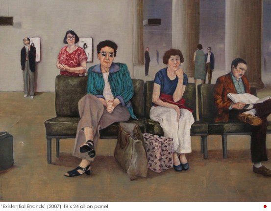 Artist: Rachel Berman Painting: Existential Errands