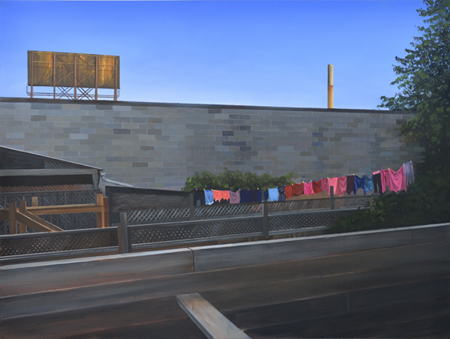 Artist: Ryan Dineen Painting: Clothesline