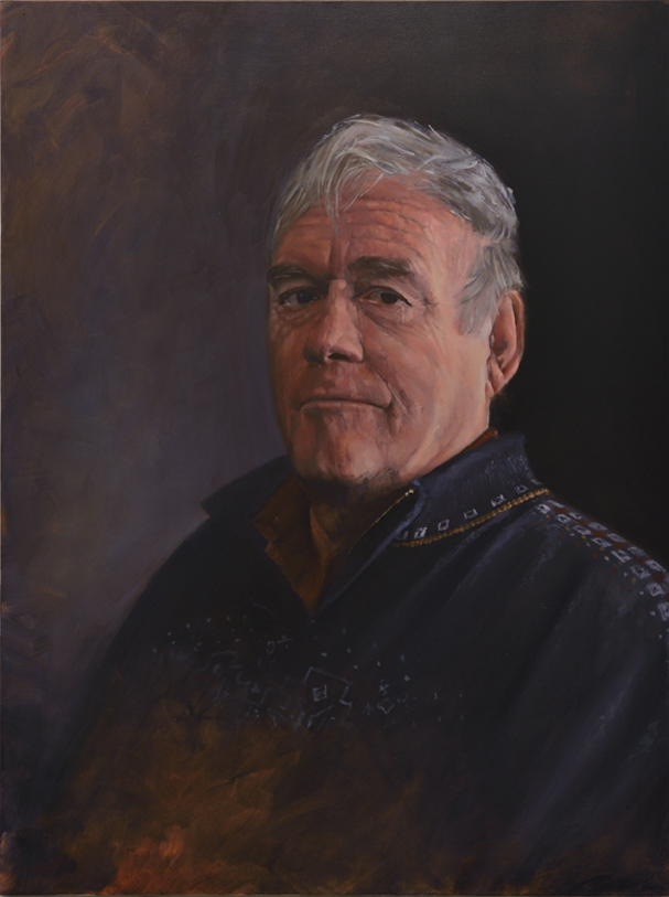 Artist: Ryan Dineen | Painting: Father-in-law