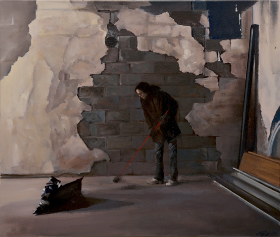 Artist: Ryan Dineen | Painting: Red Broom