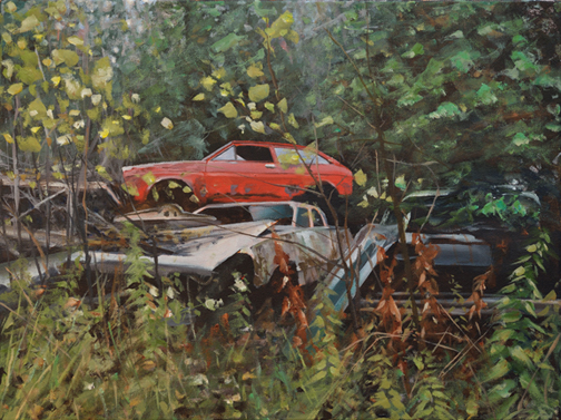 Artist: Ryan Dineen | Painting: Wreck Yard