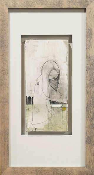 Artist: Ryan Price Mixed media drawing: troubled water