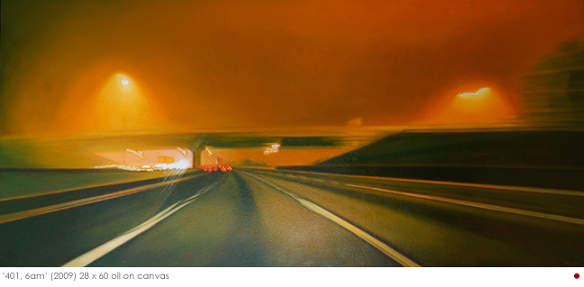 Artist: Sean Yelland Painting: 401, 6am 2009
