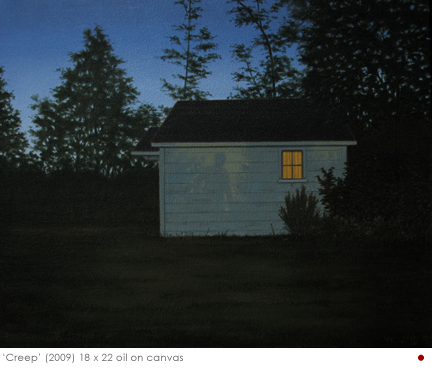 Artist: Sean Yelland Painting: Creep 2009