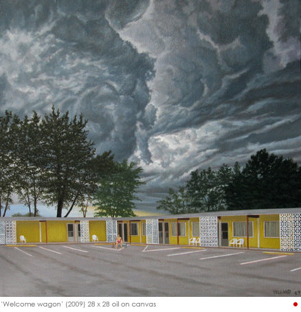 Artist: Sean Yelland Painting: Welcome Wagon 2009