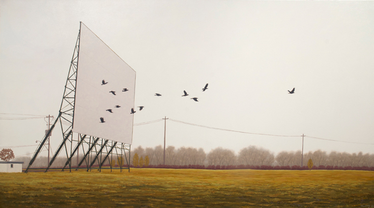 Artist: Sean Yelland Painting: At the Drive-In