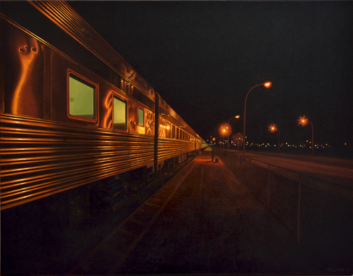 Artist: Sean Yelland Painting: Bad Byes 2017
