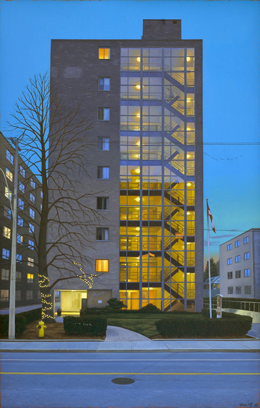 Artist: Sean Yelland Painting: Upstairs, Downstairs 2018