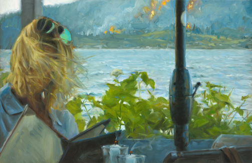 Artist: Steven Volpe Painting: Controlled Burn