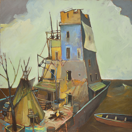 Artist: Travis Shilling Painting: The Barge