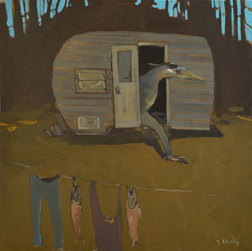 Artist: Travis Shilling Painting: The Heron