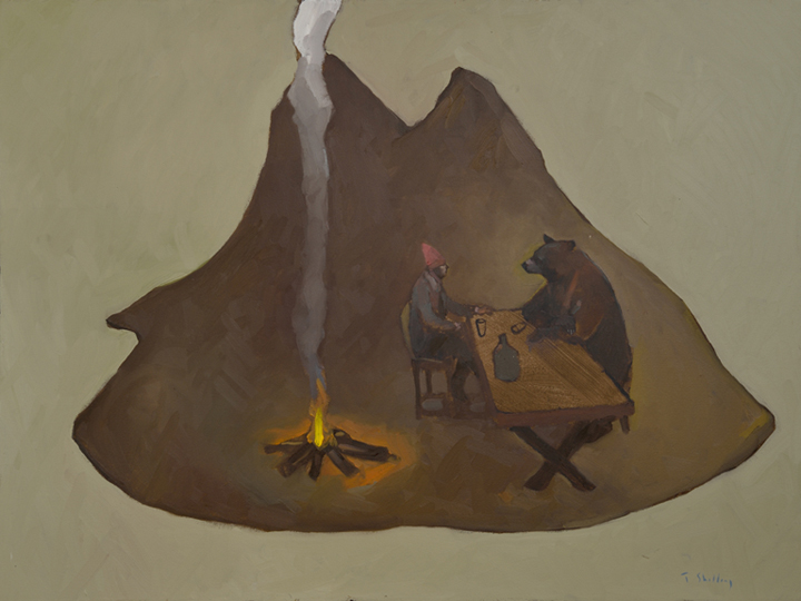 Artist: Travis Shilling Painting: The Conversation