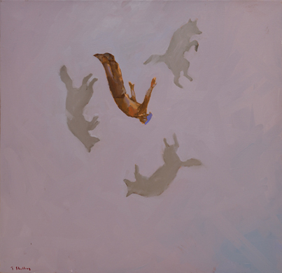 Artist: Travis Shilling | Painting: Three Wolves