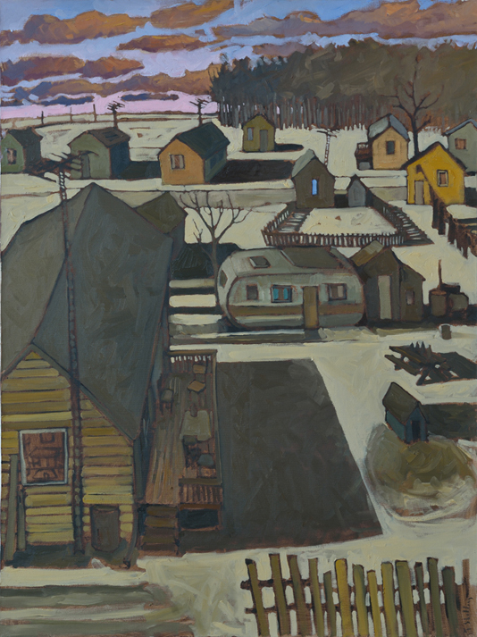 Artist: Travis Shilling Painting: Backyards, Rama