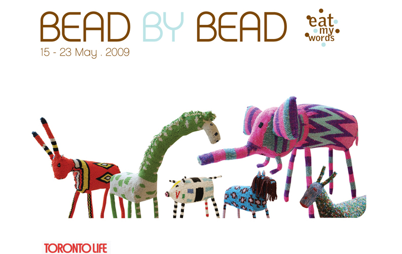 Stephen Lewis Bead by Bead Eat My Words MonkeyBiz