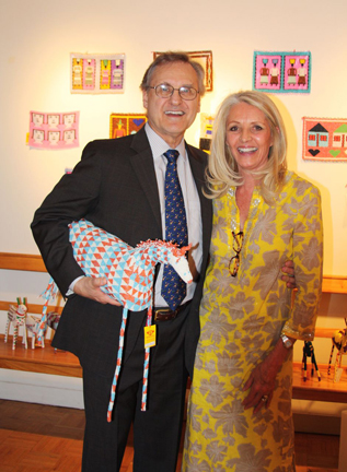 Stephen Lewis with Jeanne Grierson (founder of Eat My Words) Stephen Lewis Bead by Bead Eat My Words MonkeyBiz