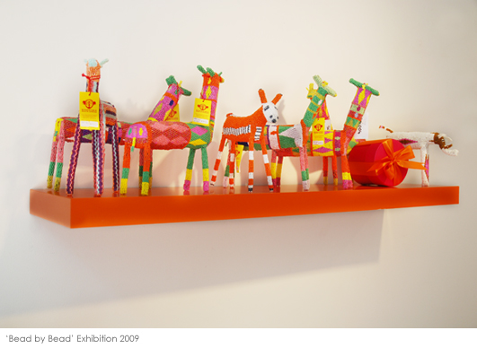 Stephen Lewis Bead by Bead Eat My Words MonkeyBiz Ingram Gallery