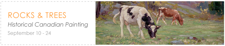 Rocks & Trees | Historical Canadian Painting | September