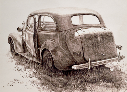 Artist: Ken Danby - Two Door, c. 1972