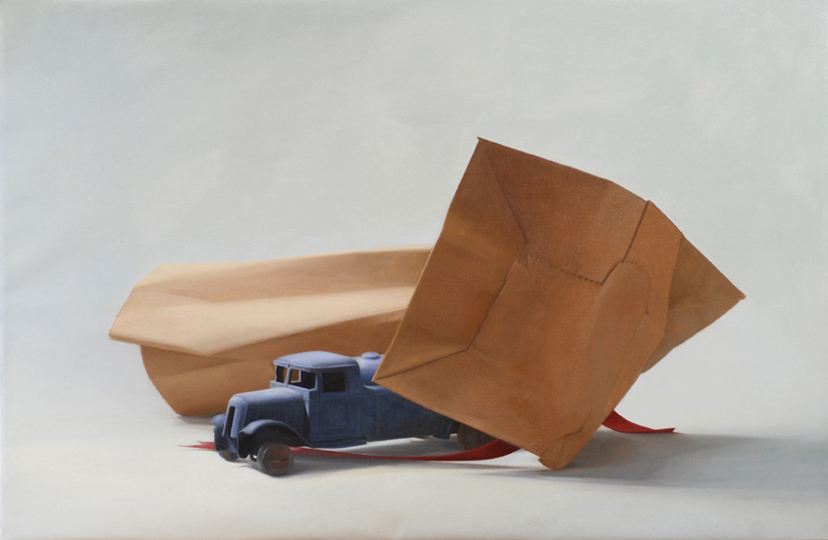 Artist: Scott Owles Painting: Market Driven, revisited, 2012
