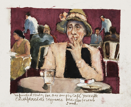 Rachel BERMAN Empty Café Yorkville, Edith Rosedale Sequence