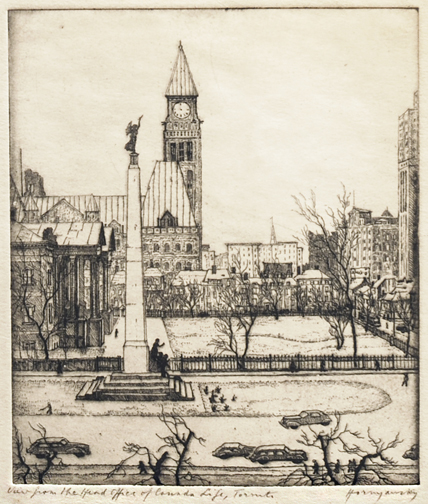 Nicholas Hornyansky View from the Head Office of Canada Life, Toronto